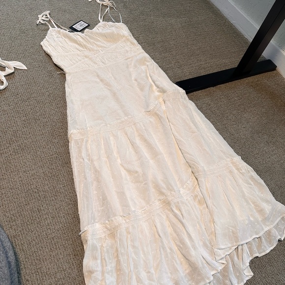 INESA MIDI DRESS-WHITE PAIGE SIZE MEDIUM - Picture 5 of 5